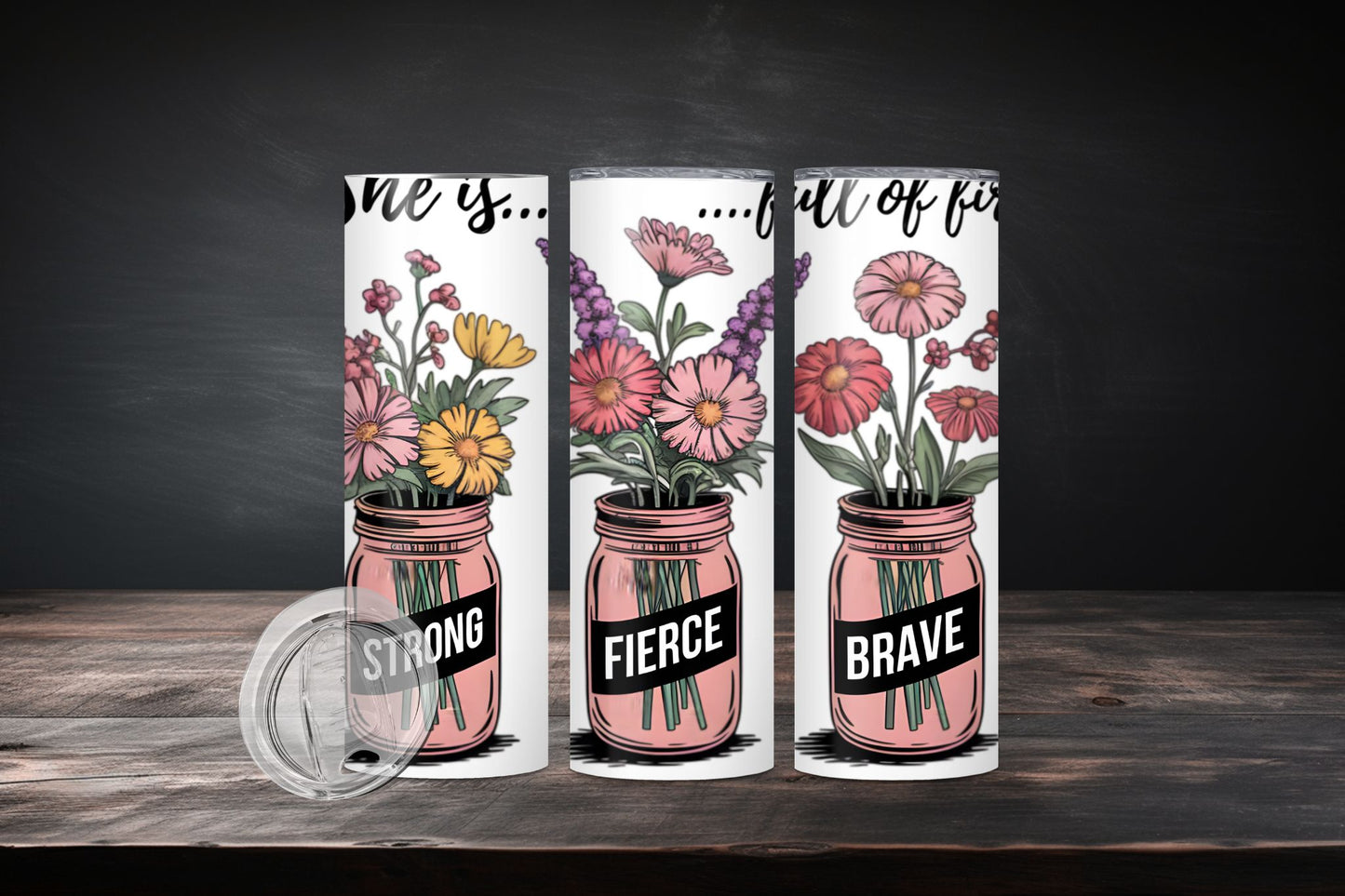20oz strong fierce brave