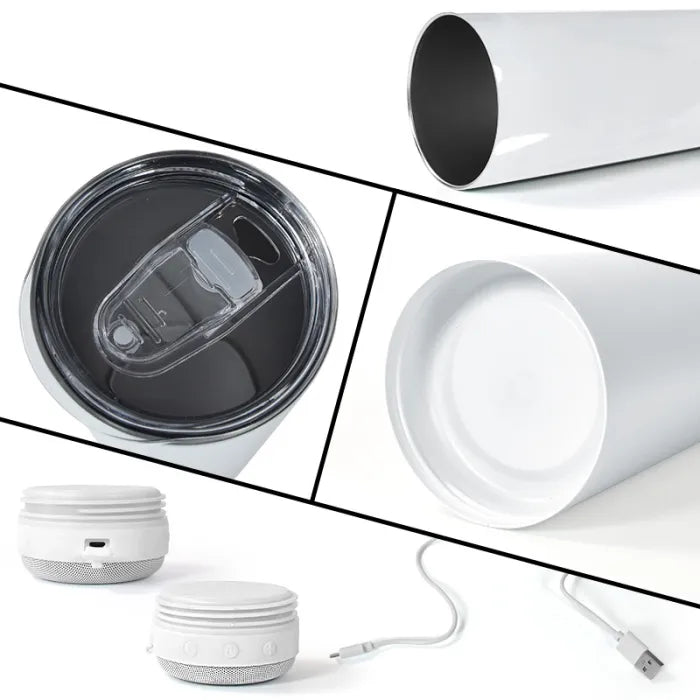 20oz Tumbler with BT speaker