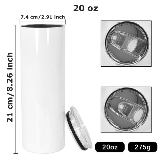 20oz skinny tumbler regular