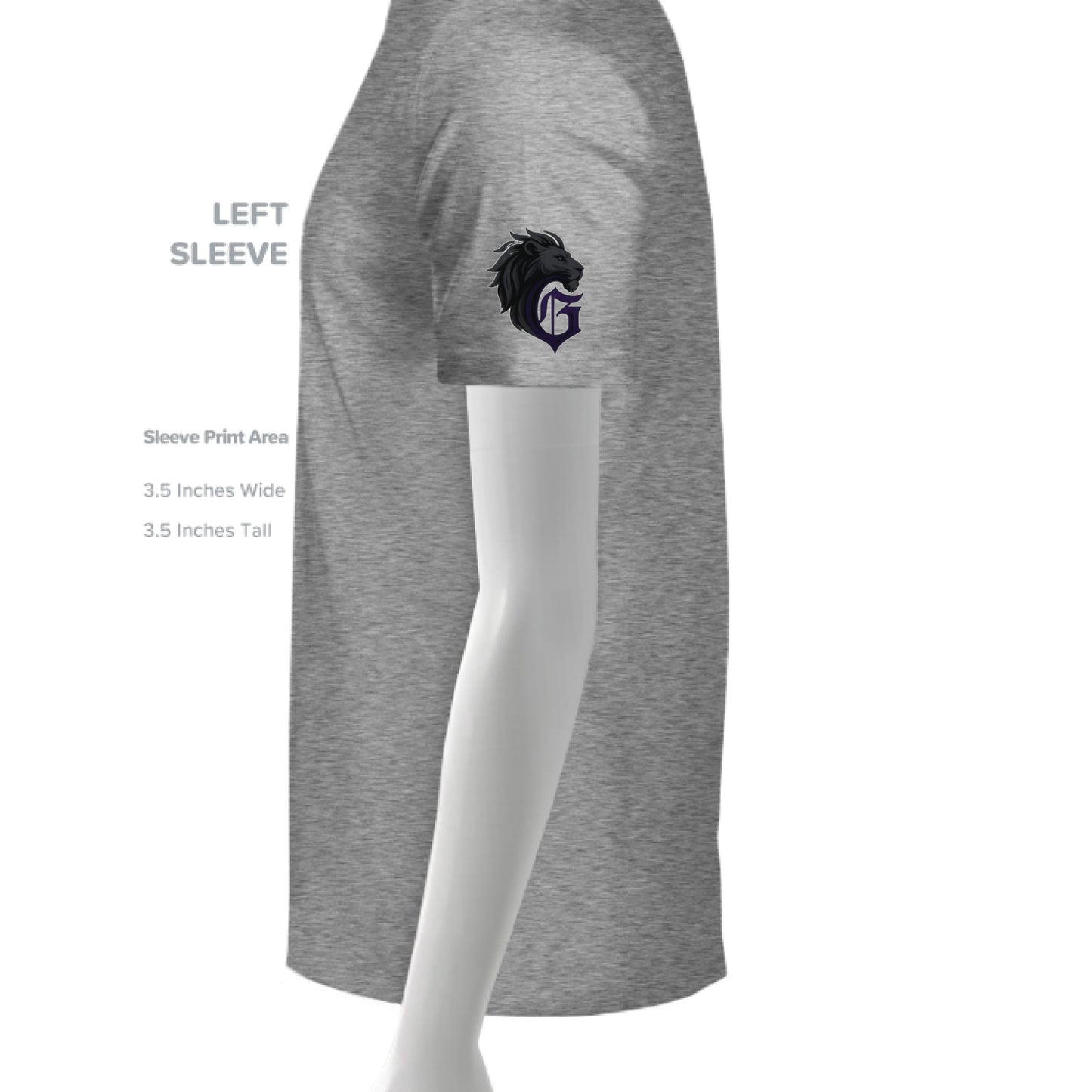 GRAPHITE HEATHER - SLEEVE_LEFT