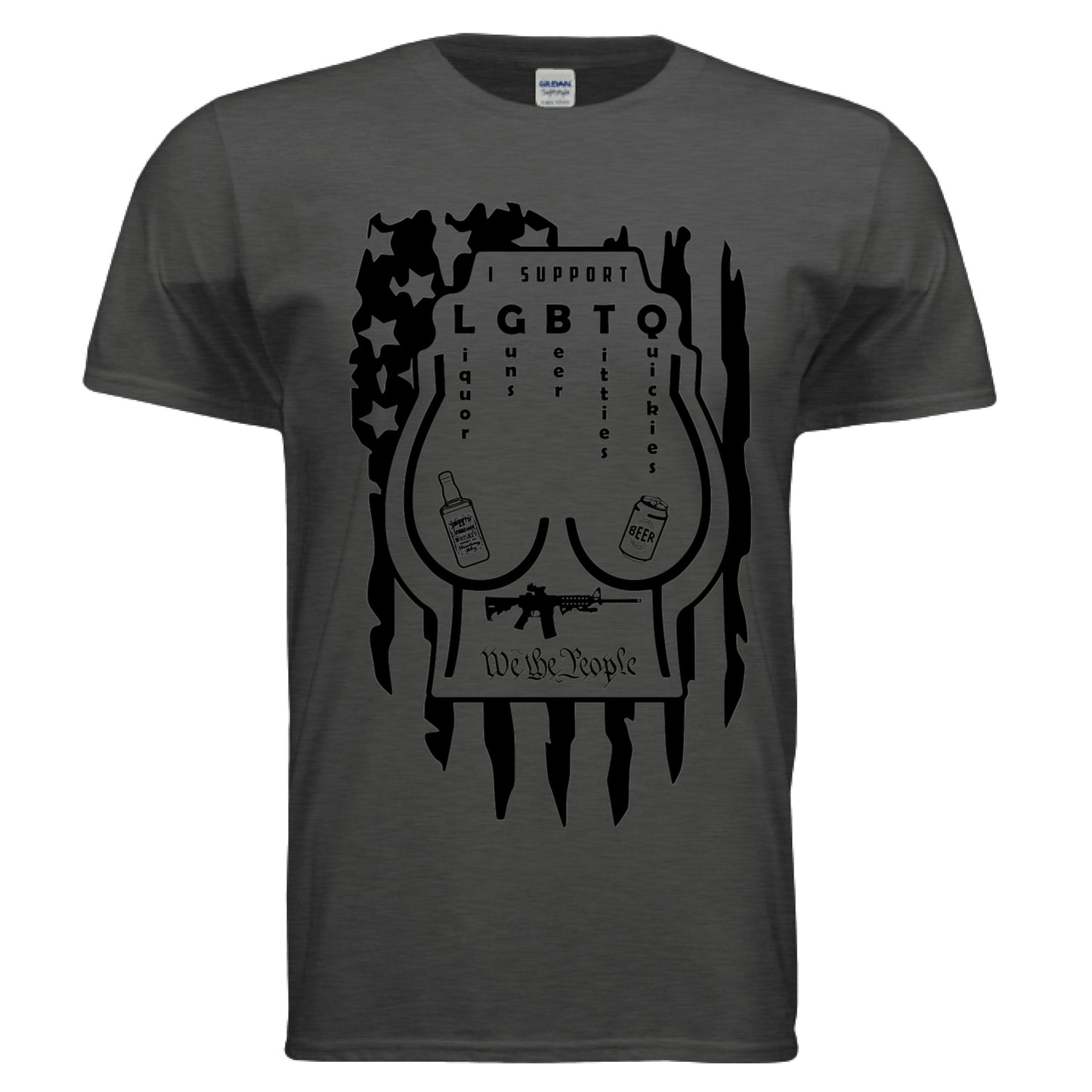 Heather Dark Grey - FRONT
