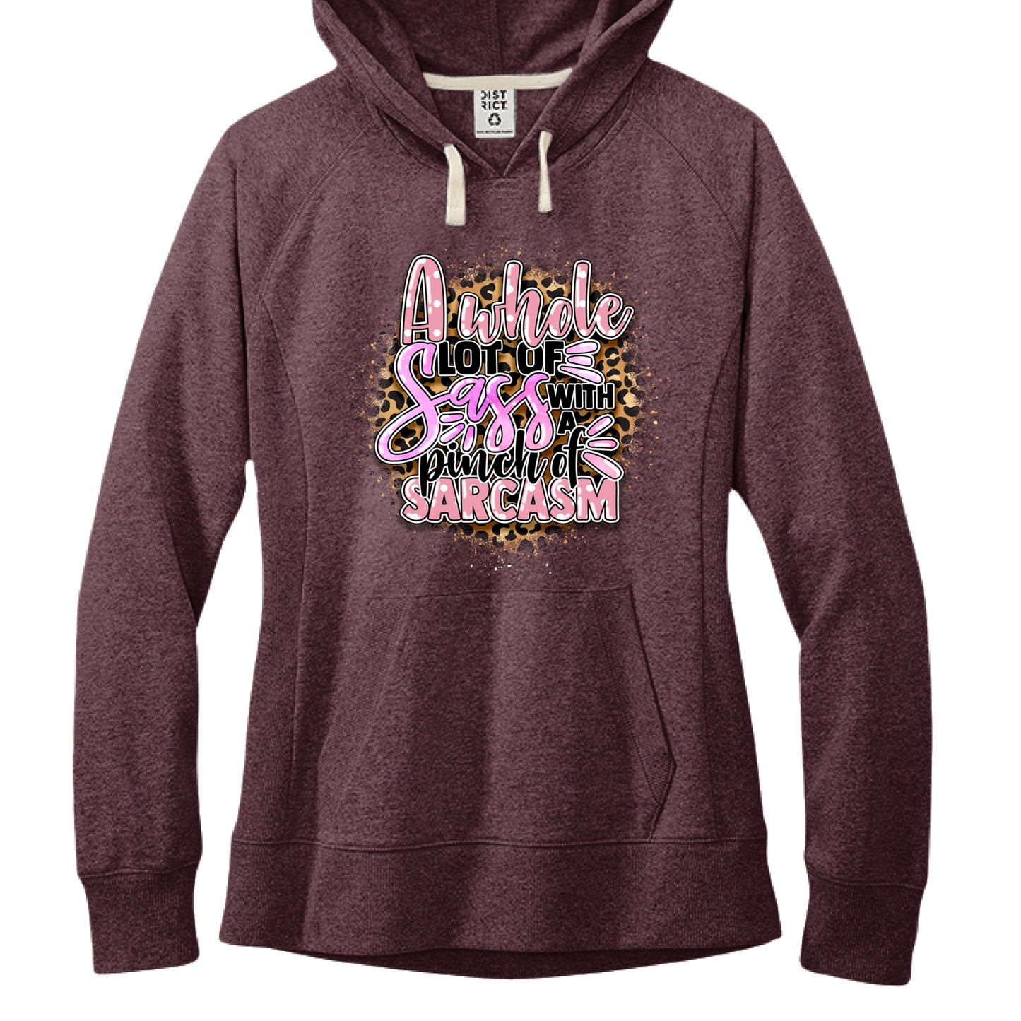 Maroon Heather - FRONT
