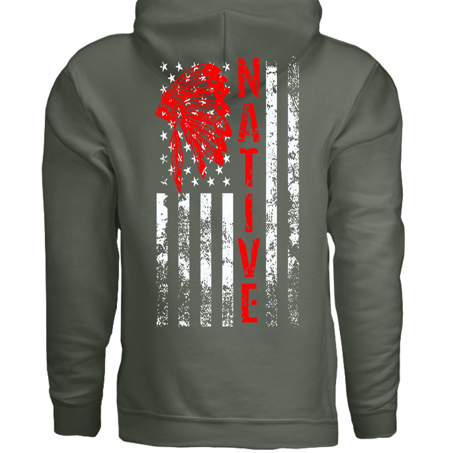 MILITARY GREEN - BACK