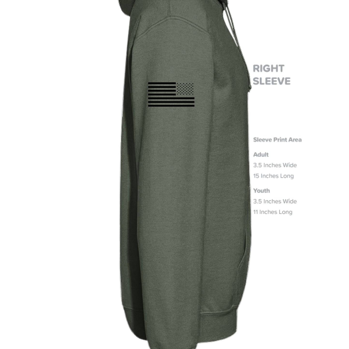 MILITARY GREEN - SLEEVE_RIGHT