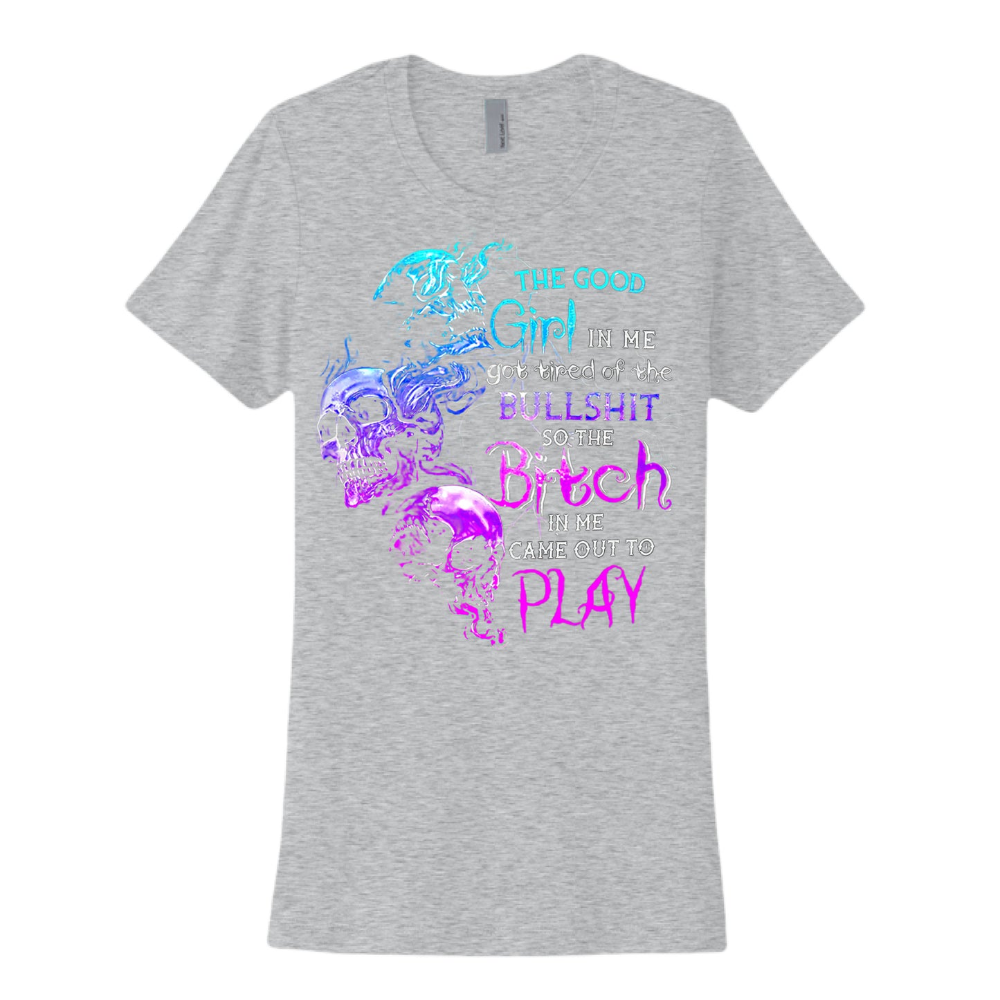 Heather Grey (90/10) - FRONT