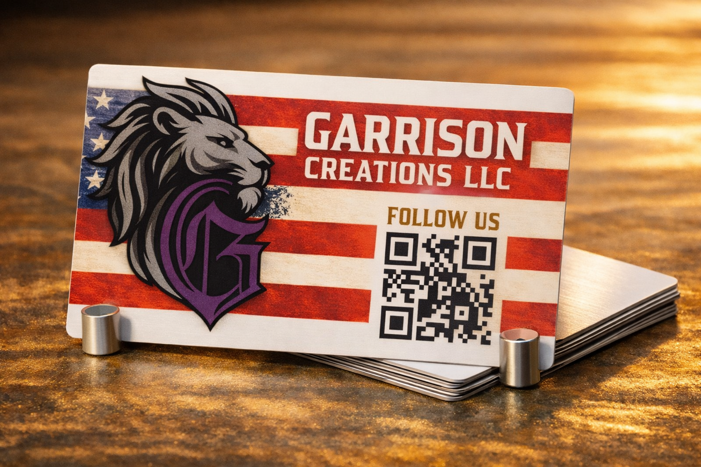 Metal Business Cards (One Sided)