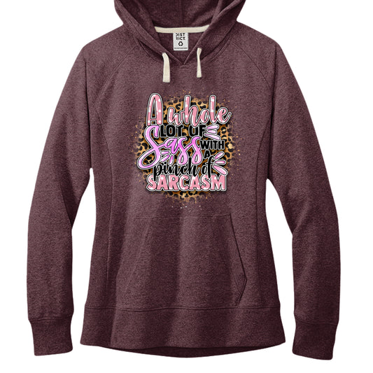 Maroon Heather - FRONT
